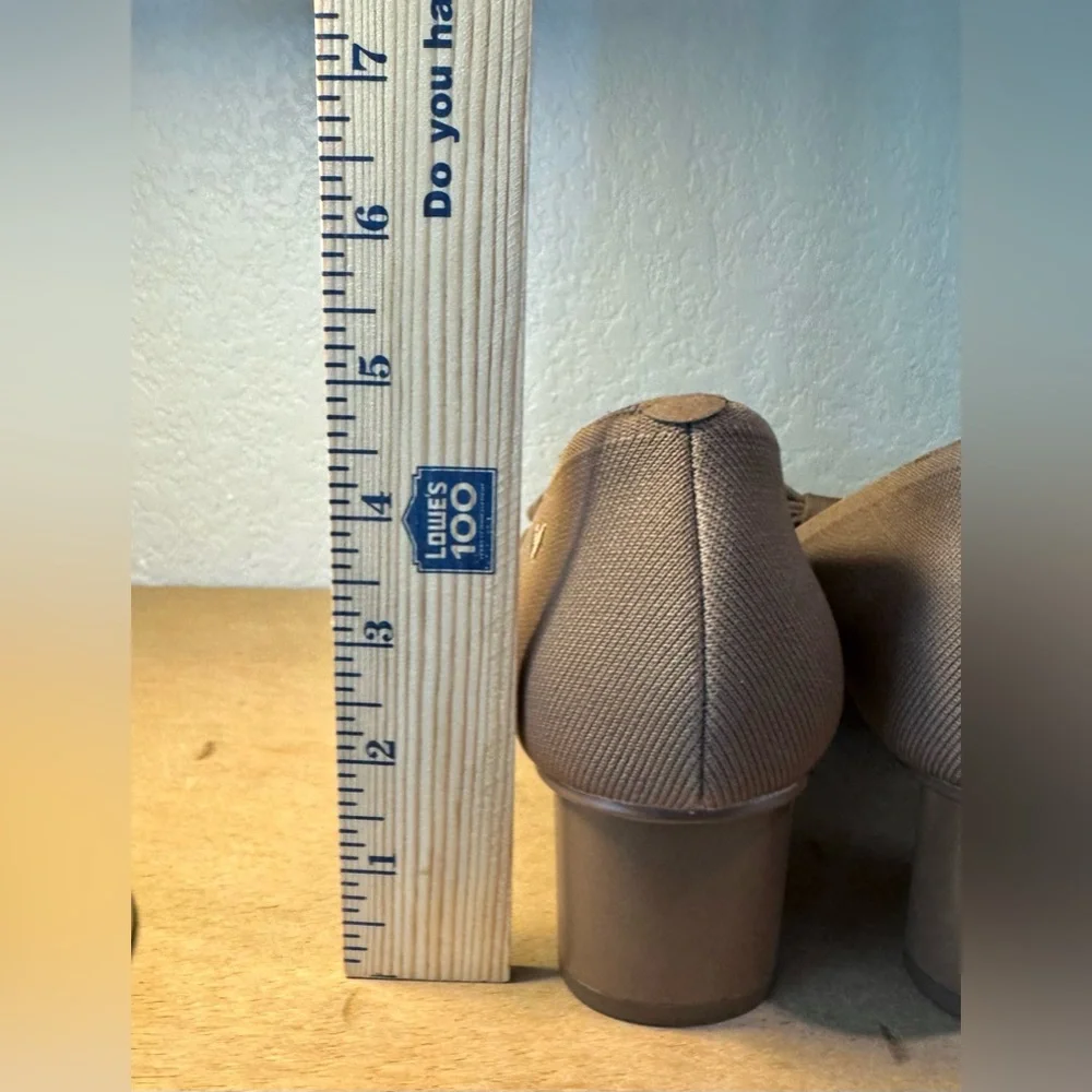 Vivaia NEW Titli Pro Square Point Toe Chunky Block Heels In Espresso Women’s 9.5